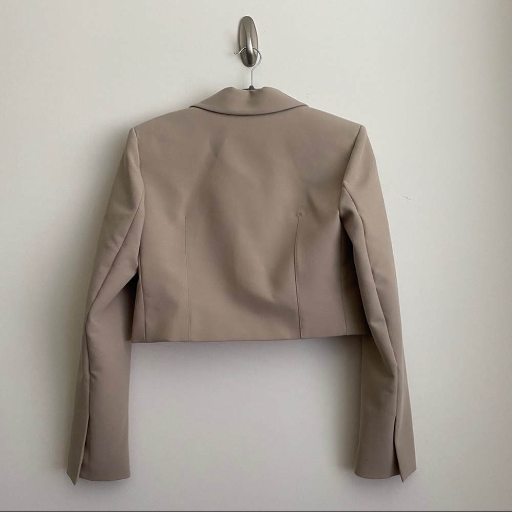 NWT Zara 2 Piece Cropped Blazer & Mini Skirt Set - Picture 11 of 12